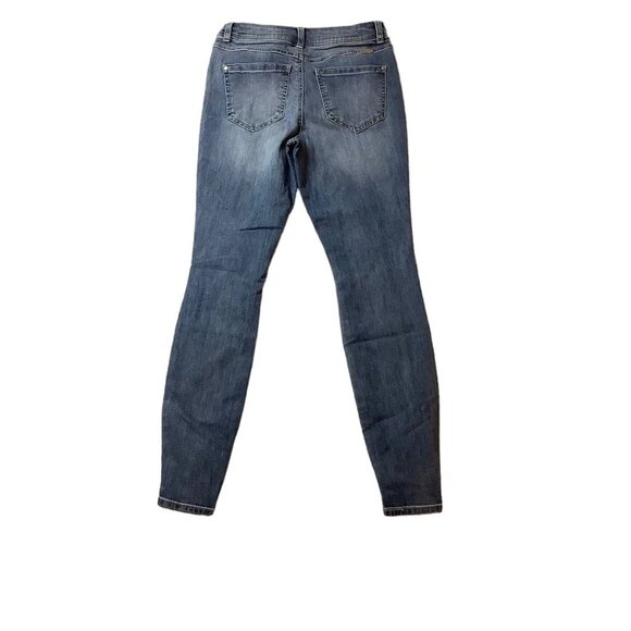 INC Denim Skinny Leg Regular Fit Mid Rise Blue Denim Jeans Womens Size 2 - Picture 11 of 12